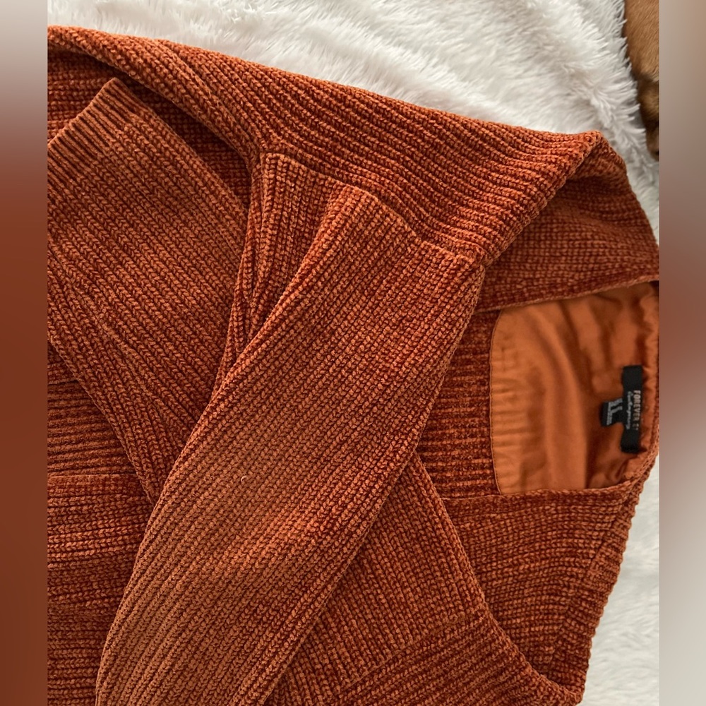 oversized knit cardigan